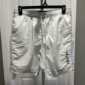 Nautica Men’s White Swim Trunks